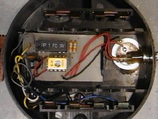 piezo buzzer and switch, on the right